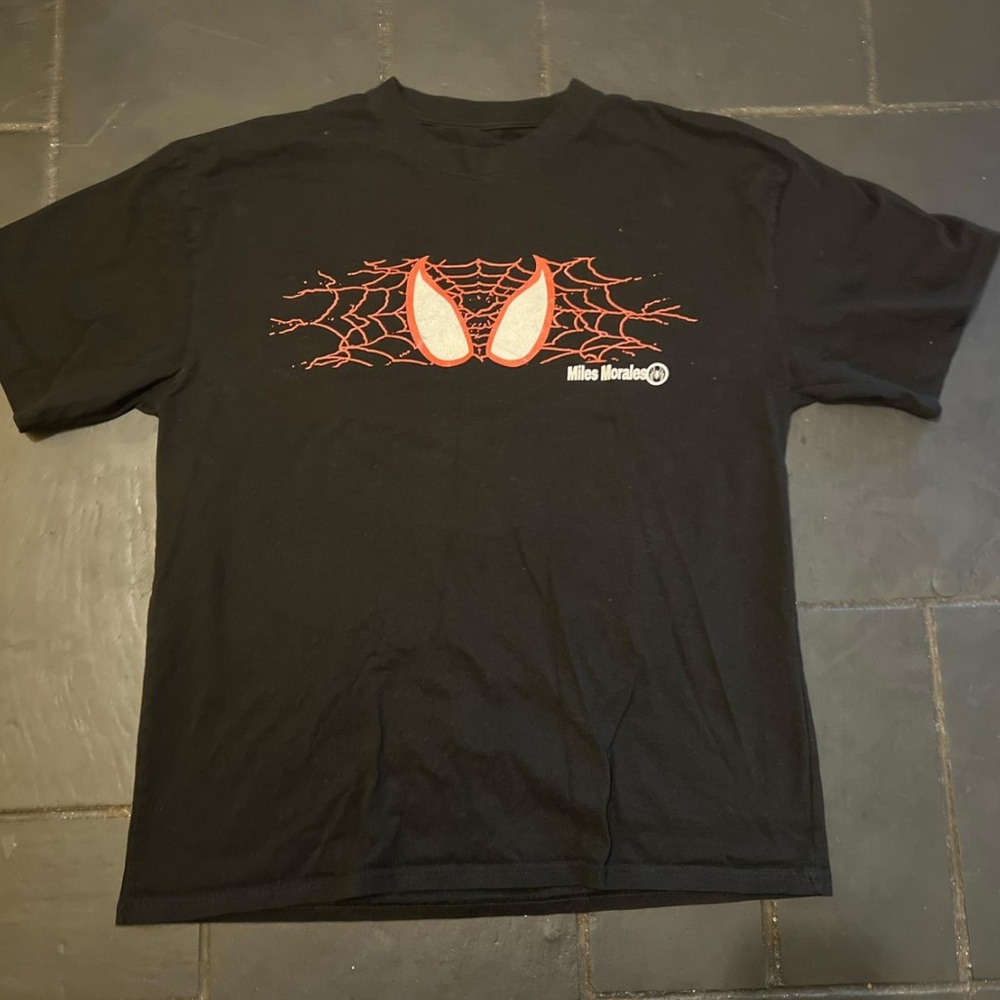 Red and Black Short Sleeve Tee